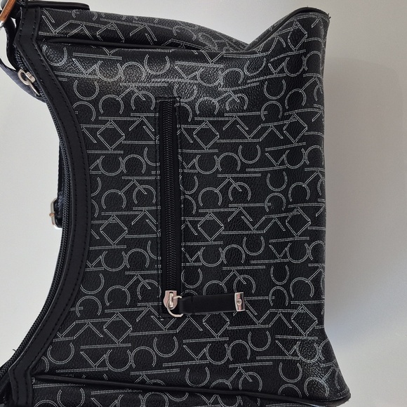 Calvin Klein Monogram Black Crossbody Bag - Picture 9 of 14